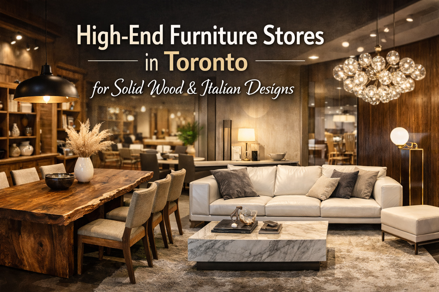 High-End Furniture Stores in Toronto for Solid Wood & Italian Designs ...