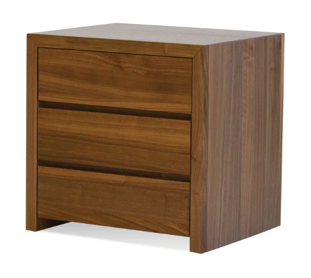 MB- BLANCHE 3 DRAWER WOODEN NIGHT STAND