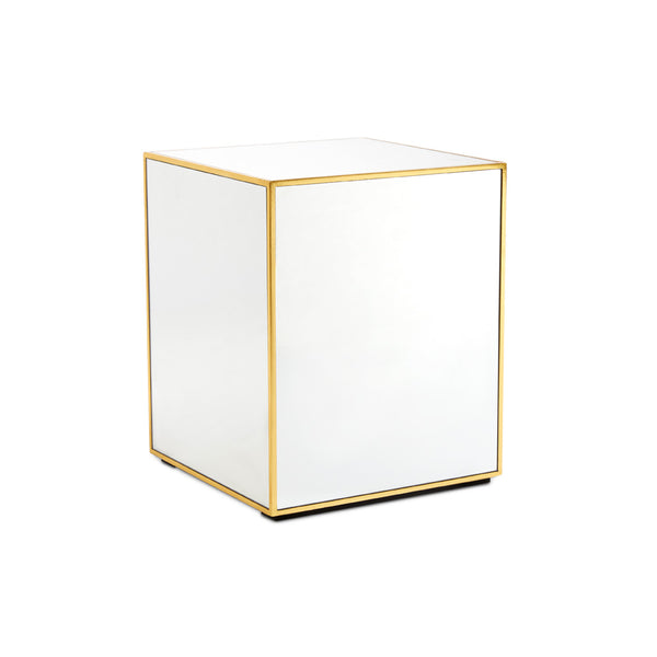 XC - MIRROR CUBE SIDE TABLE