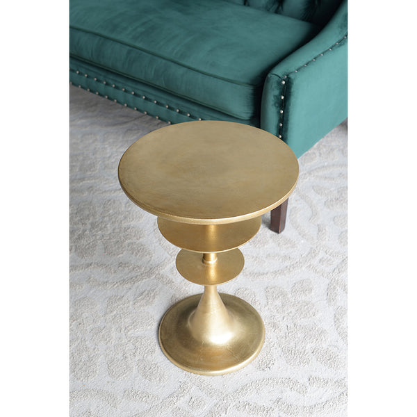 AB - BRASS SIDE TABLE