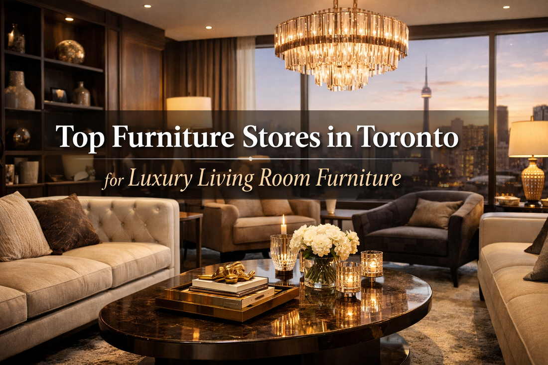 Top Furniture Stores in Toronto for Luxury Living Room Furniture