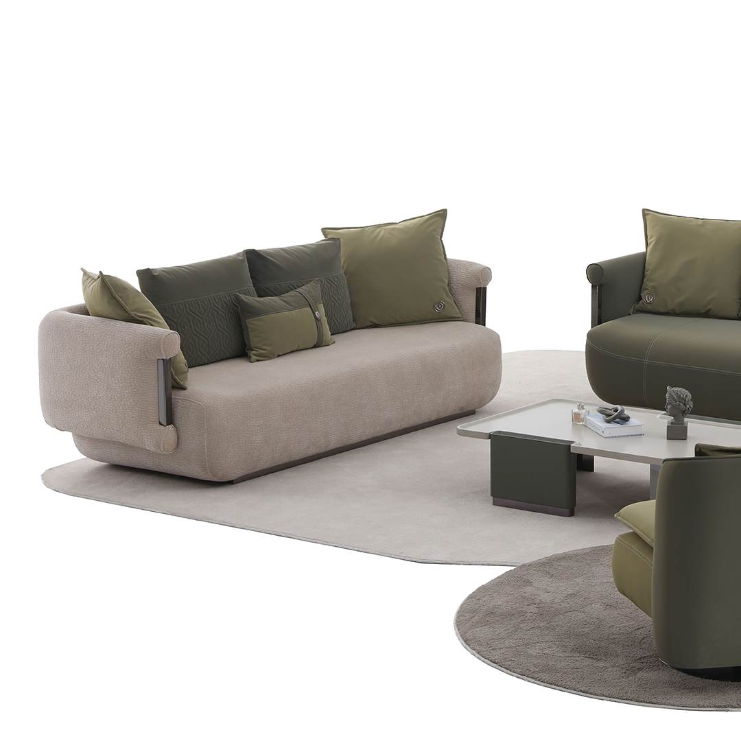AJ - EMERALD THREE-SEATER SOFA