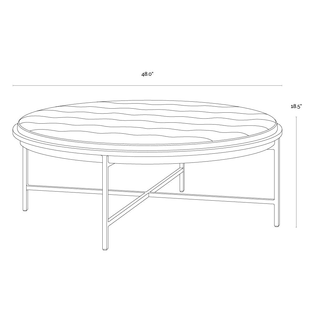 SP- ETHEL OTTOMAN - ROUND