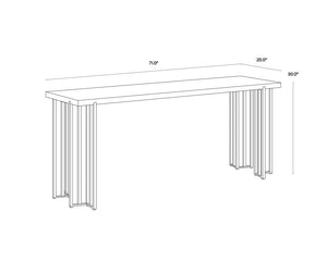 SP -  ALTO CONSOLE TABLE