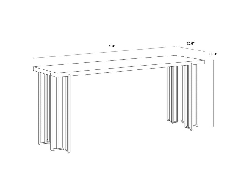 SP -  ALTO CONSOLE TABLE