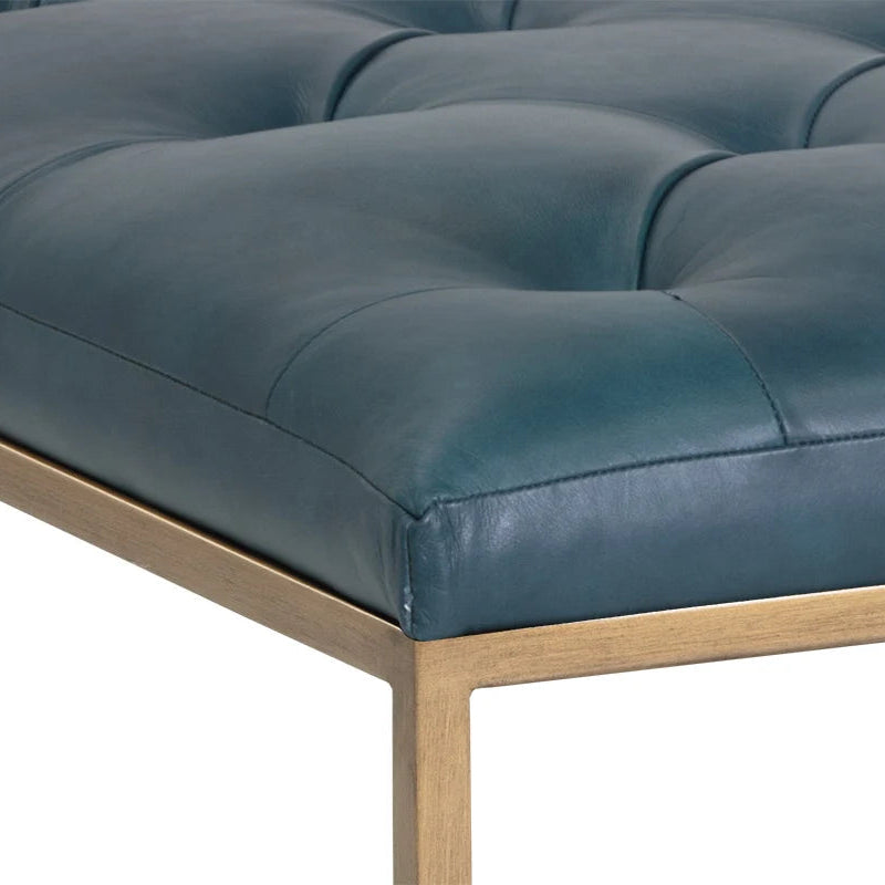 SP-ENDALL OTTOMAN - ANTIQUE BRASS