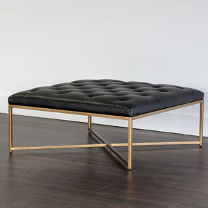 SP-ENDALL OTTOMAN - ANTIQUE BRASS