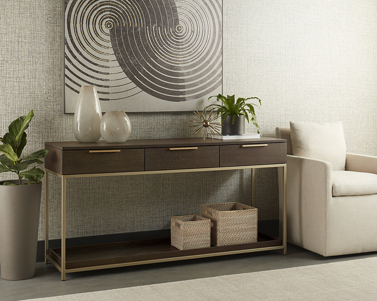 SP - REBEL CONSOLE TABLE WITH DRAWERS