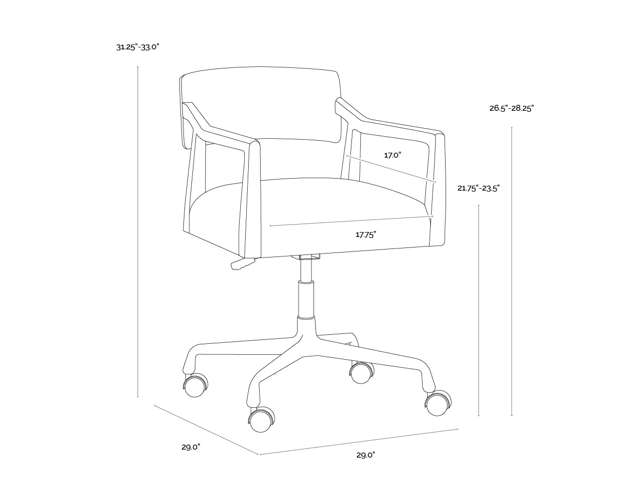 SP - KEAGAN OFFICE CHAIR