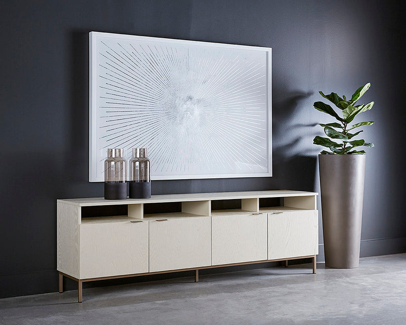 SP - AMBROSE MODULAR MEDIA CONSOLE AND CABINET