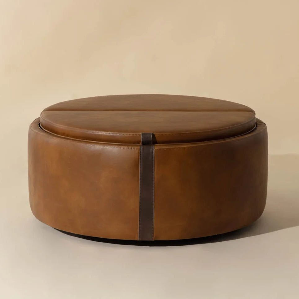 SP-BORELLI WHEELED SORAGE OTTOMAN