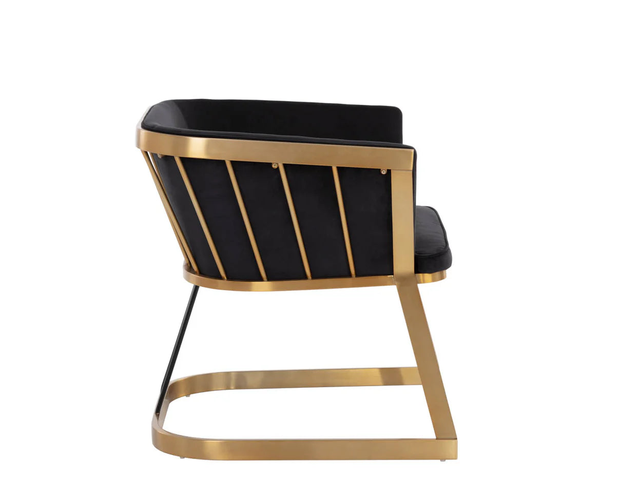 SP - CAILY LOUNGE CHAIR BLACK