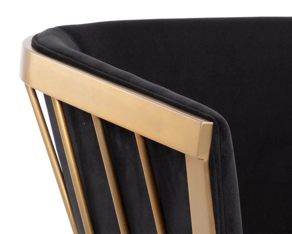 SP - CAILY LOUNGE CHAIR BLACK