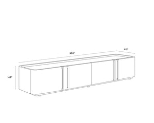 SP- JAMILLE MEDIA CONSOLE AND CABINET
