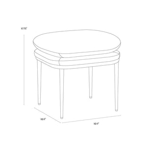 SP-KOFFI STOOL - DARK BRONZE