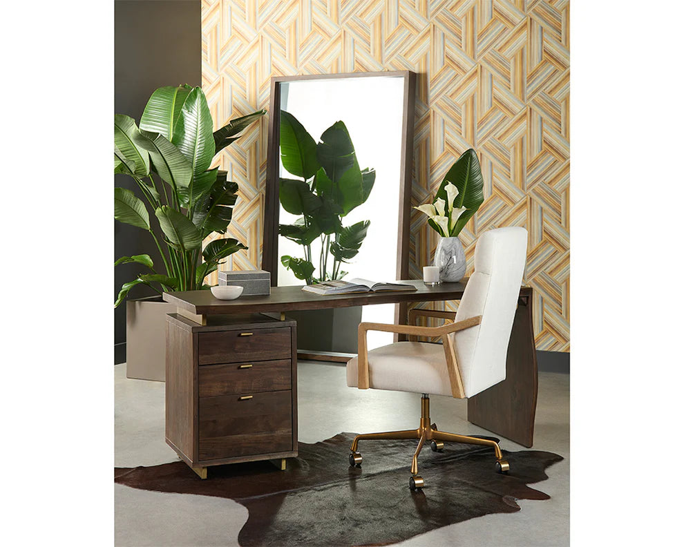 SP - COLLIN OFFICE CHAIR - NATURAL