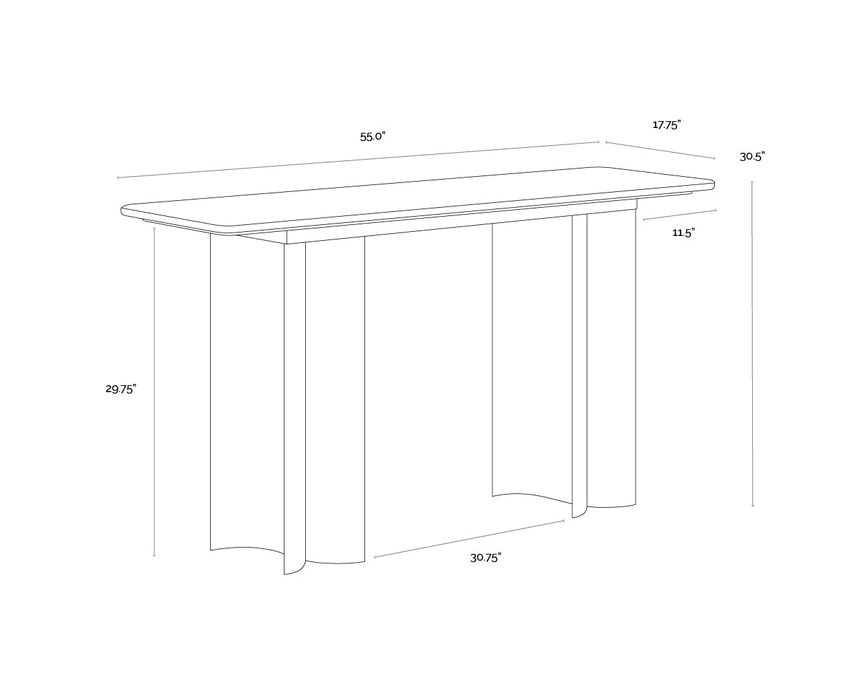 SP -  ASTARA CONSOLE TABLE
