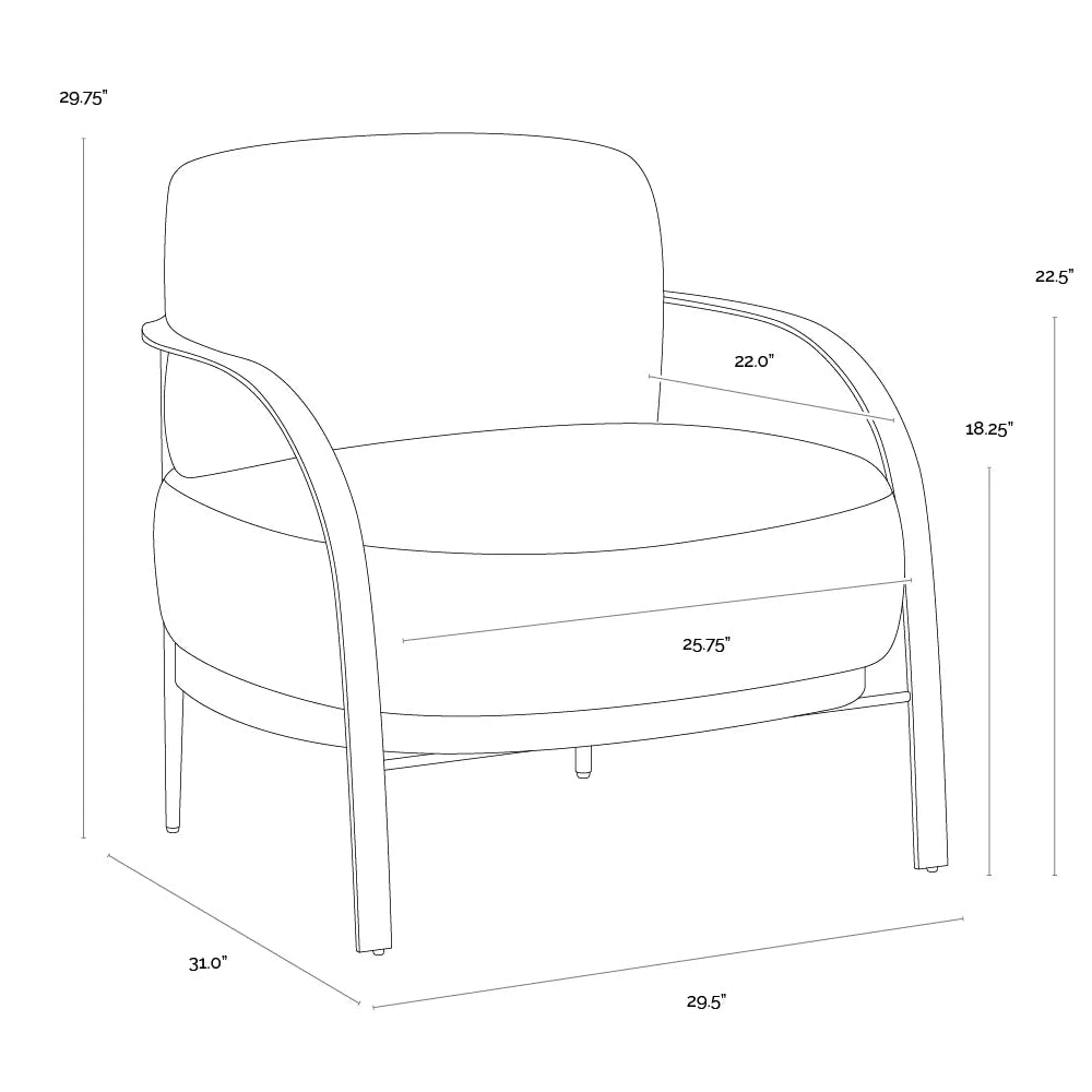 SP - DAPHNE LOUNGE CHAIR