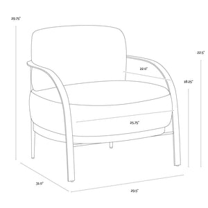 SP - DAPHNE LOUNGE CHAIR
