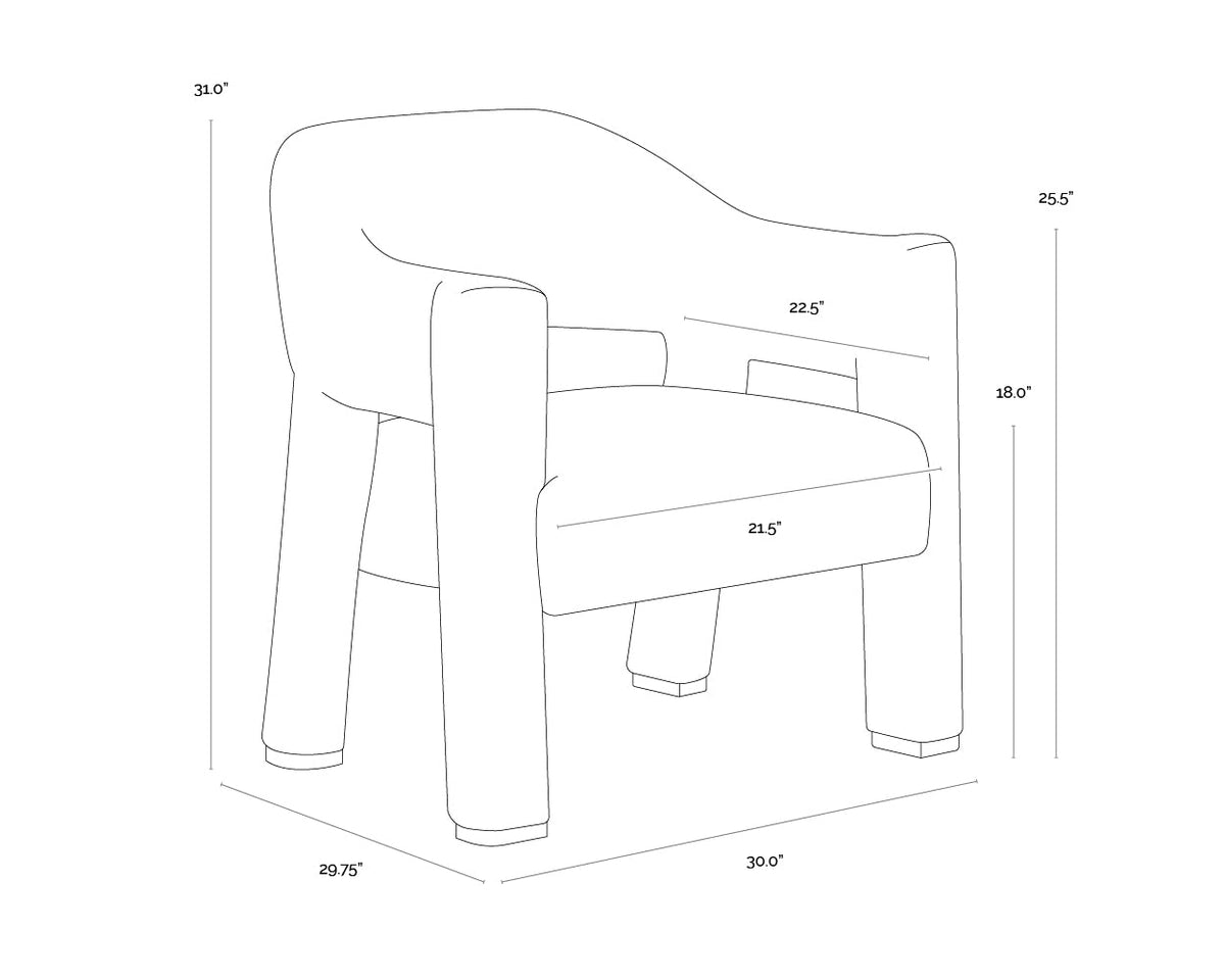 SP - PRISCA LOUNGE CHAIR