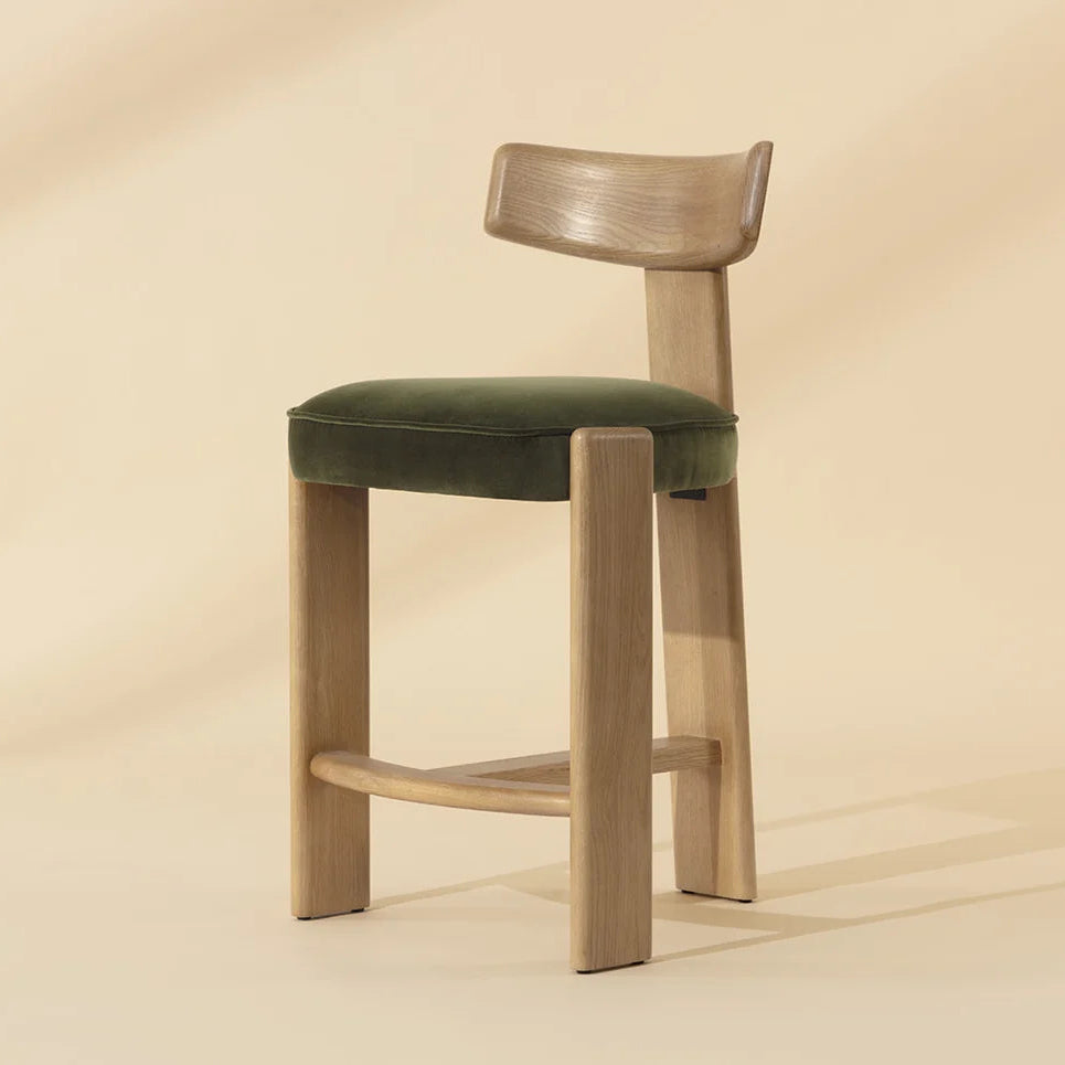 SP-HORTON COUNTER STOOL - RUSTIC OAK