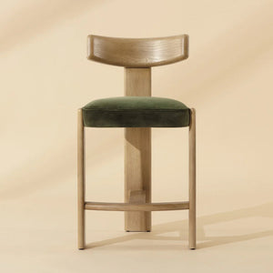 SP-HORTON COUNTER STOOL - RUSTIC OAK