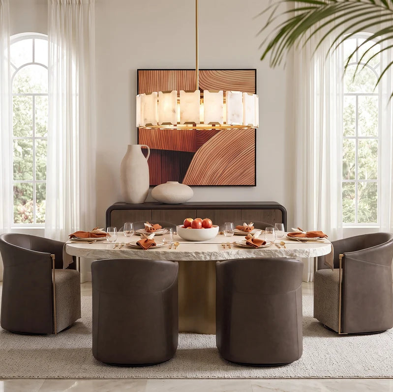 SP - LEONTINE SWIVEL LOUNGE CHAIR