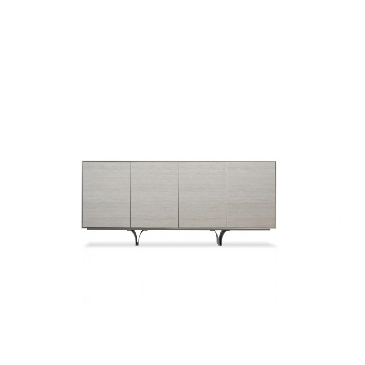 MB-CAMBER BUFFET DINING BIANCO BOCCIARDATO TRAVERTINE