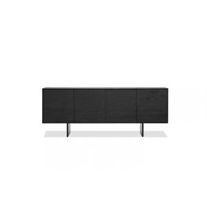 MB-BLACK SIDEBOARD IN BLACK SOOT/BRUSHED DOORS
