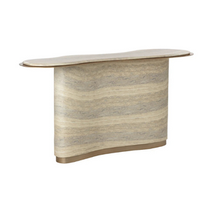 SP-ISOLA CONCOLE TABLE - TRAVERTINE