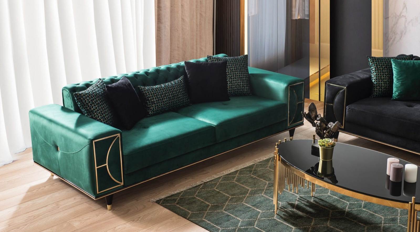 LX - Stella Cream Sofa