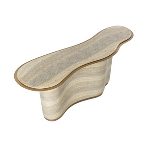 SP-ISOLA CONCOLE TABLE - TRAVERTINE