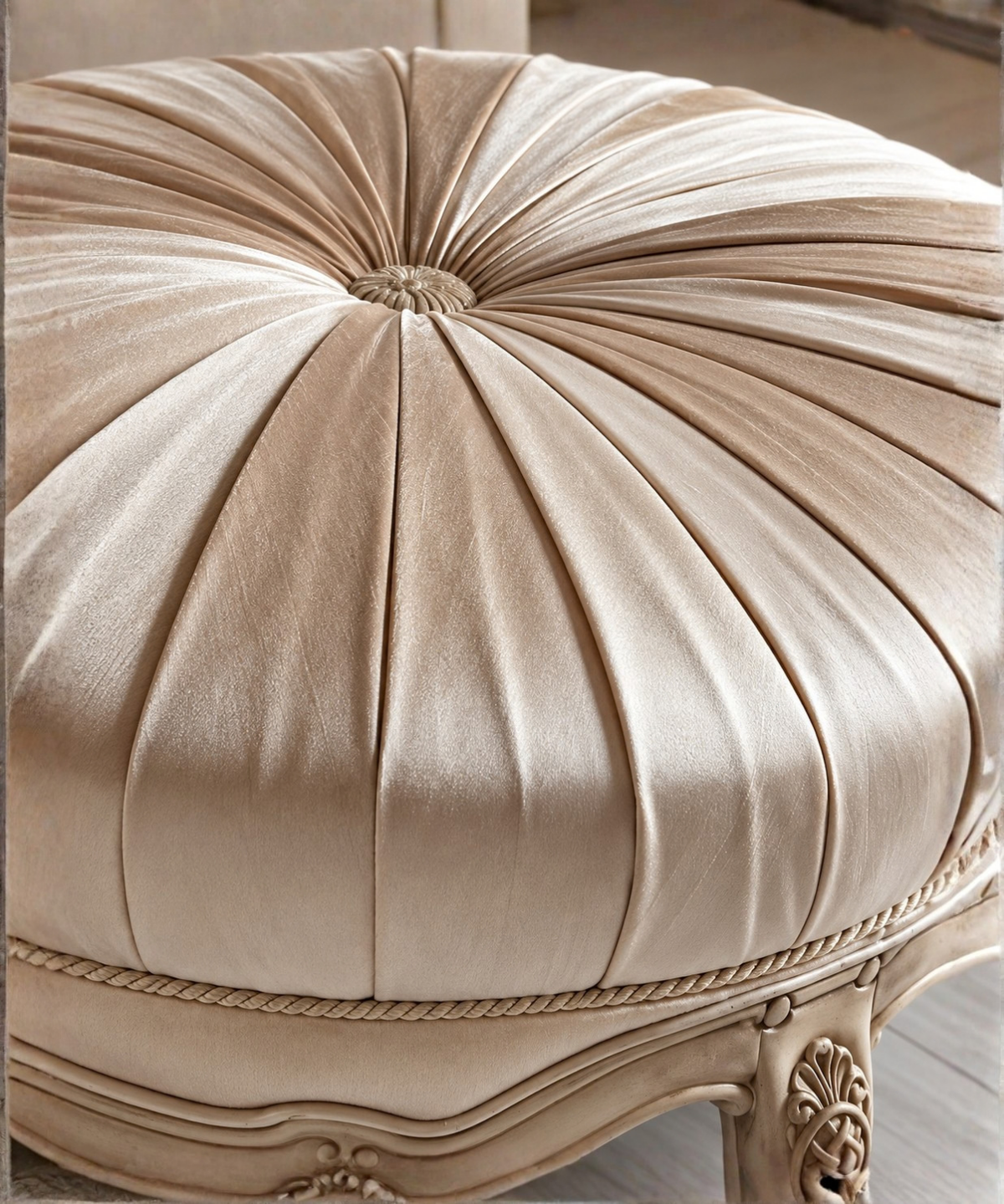 MA - LAVELLE ROUND OTTOMAN