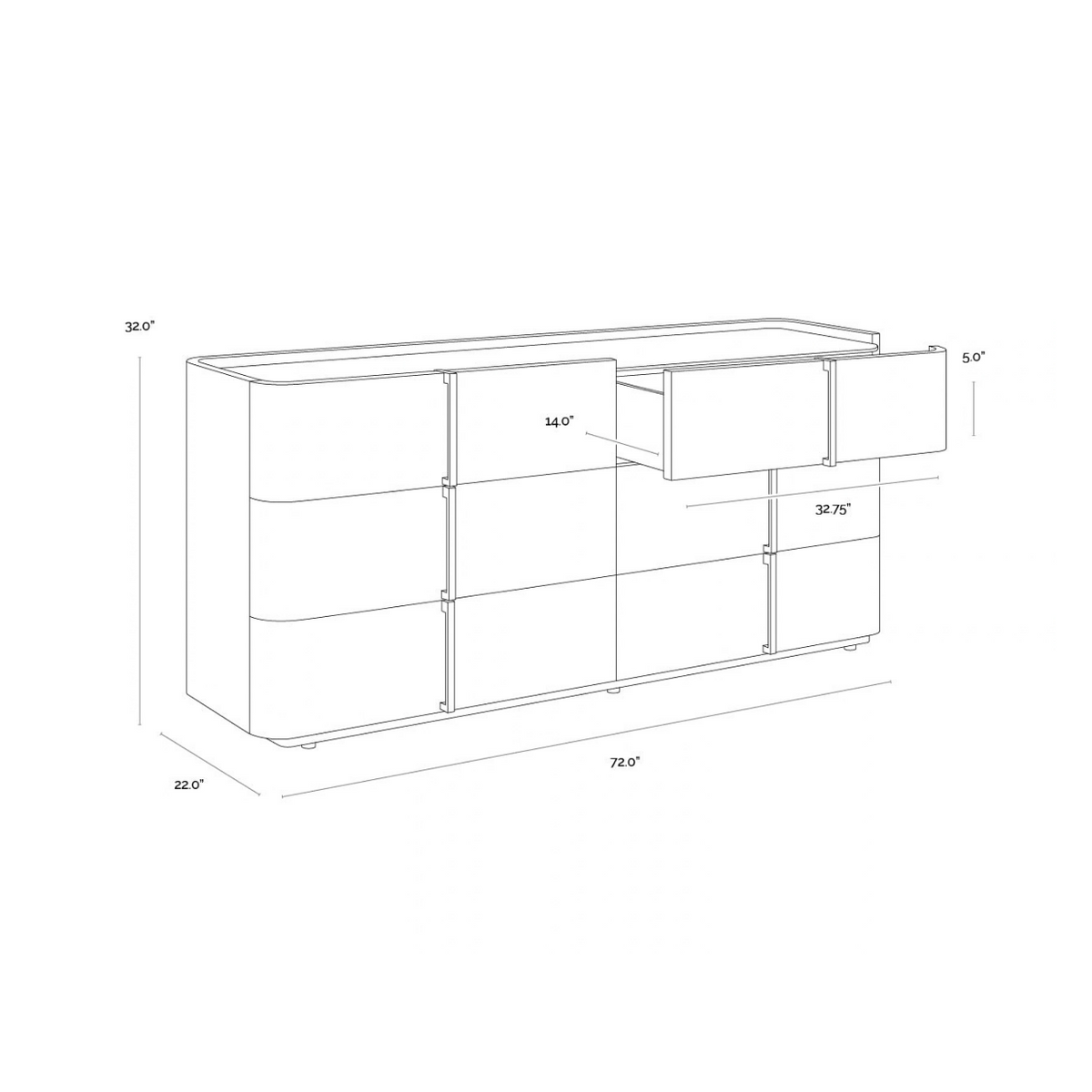 SP-JAMILLE DRESSER
