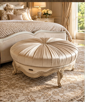 MA - LAVELLE ROUND OTTOMAN