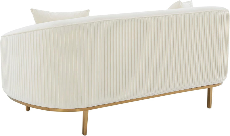 TV - MICHELLE CREAM VELVET LOVESEAT