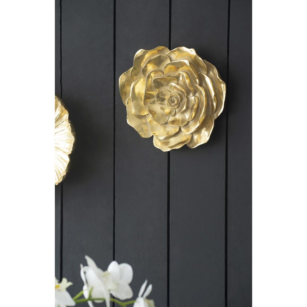AB-Gold Rose Hanging Wall Accents