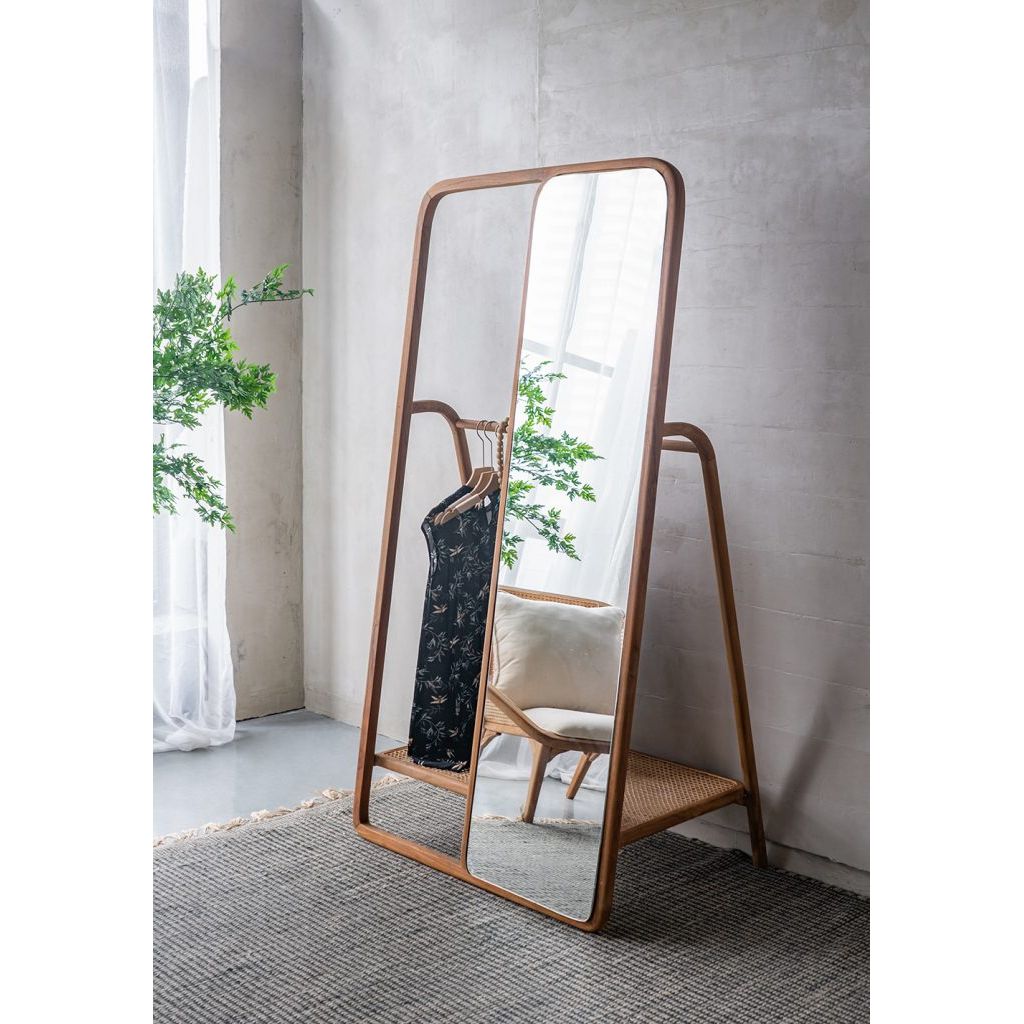 AB - TECTONA VALET FLOOR MIRROR