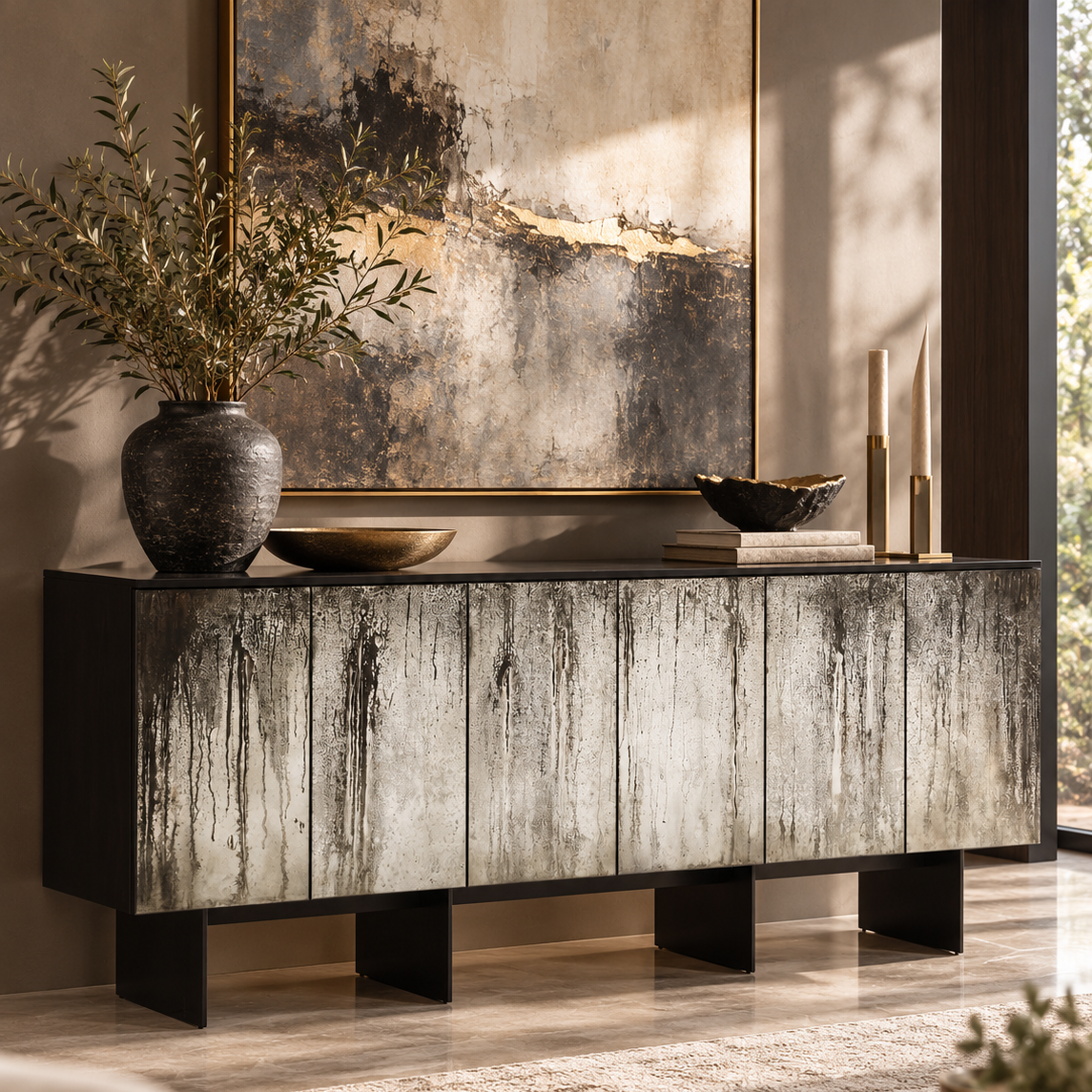 JR-RAINFALL SIX-DOOR SIDEBOARD