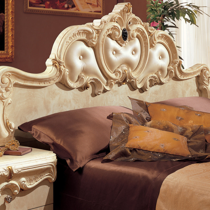EF - BAROCCO IVORY BED
