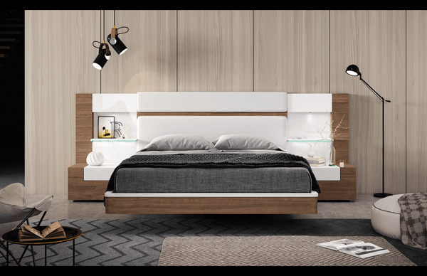 EF - MAR KING BED WITH NIGHT STANDS
