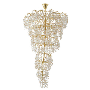 BT - CHAMPAGNE PETAL CHANDELIER