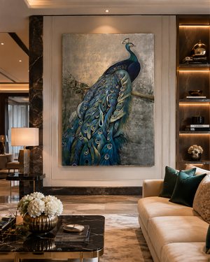 CR - PEACOCK PAINTING