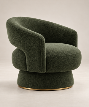 DL - Tango Emerald Green Swivel Accent Chair