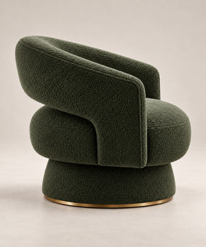 DL - Tango Emerald Green Swivel Accent Chair