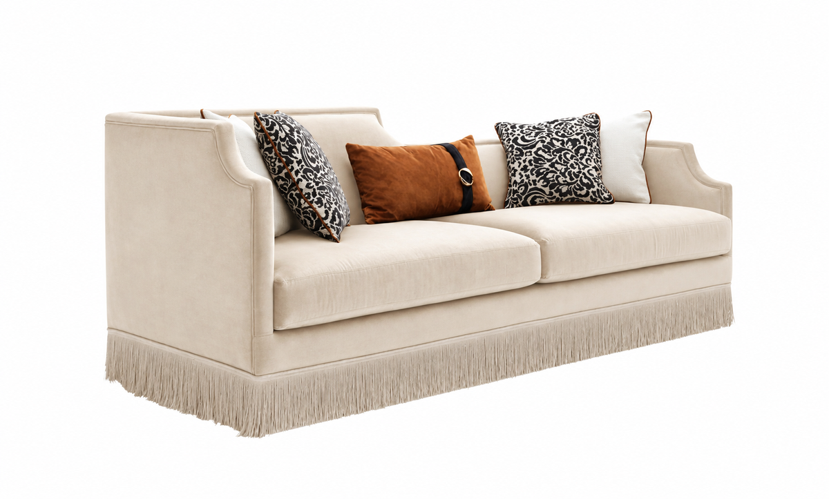 GB - MONACO 4-SEATER FABRIC SOFA