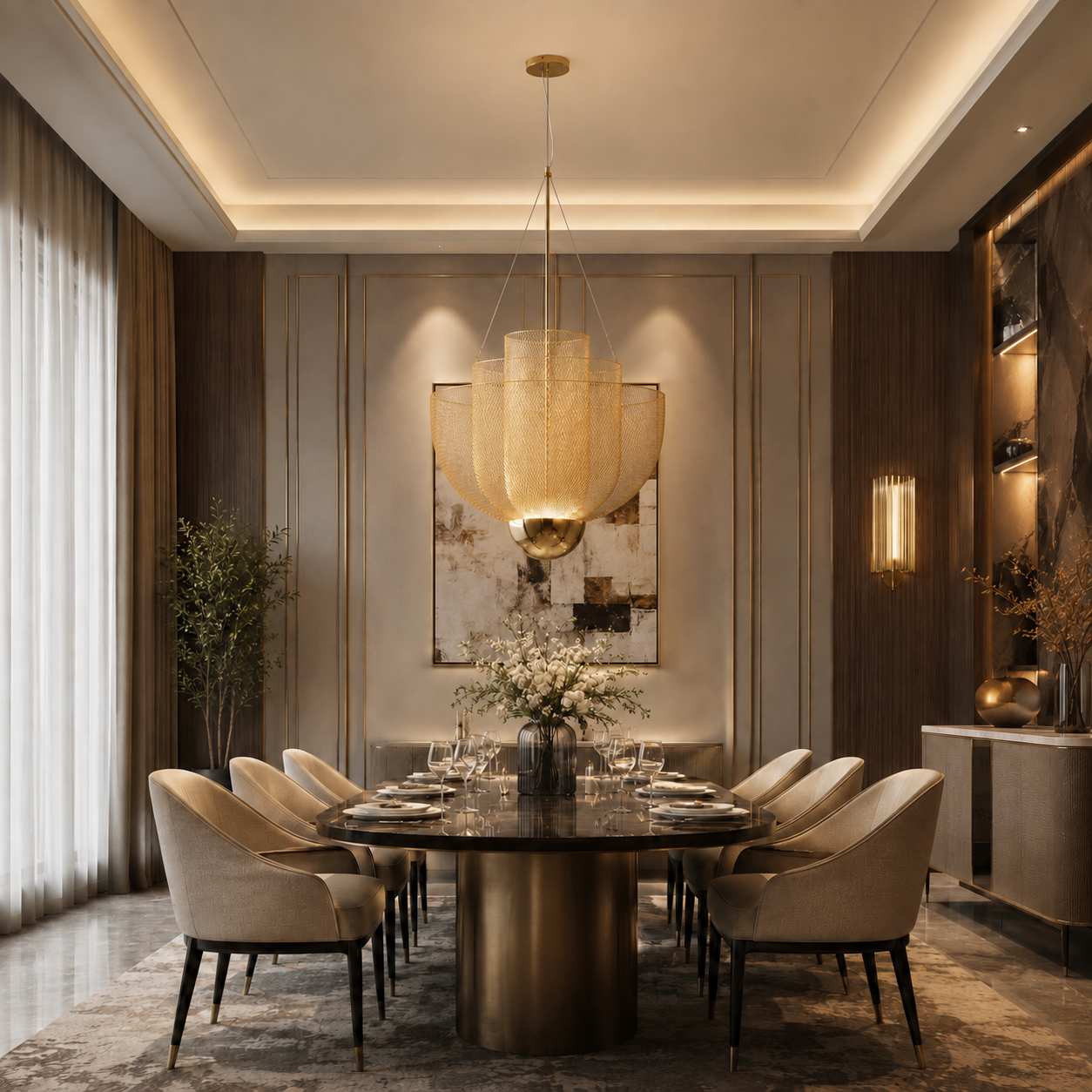 BT - DLS85C31GS CHANDELIER