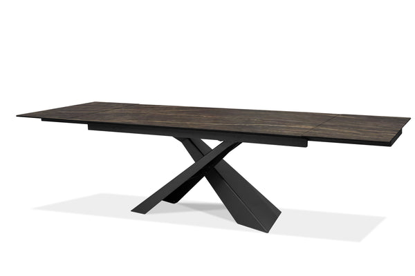 MB- CENTURY DOUBLE EXTENSION DINING TABLE