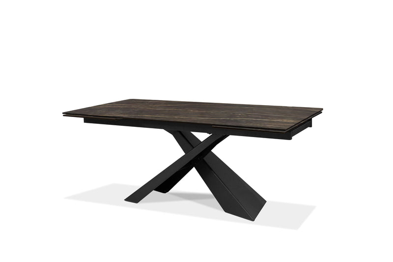 MB- CENTURY DOUBLE EXTENSION DINING TABLE