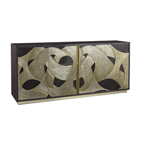 JR-INTERLACE FOUR-DOOR CREDENZA